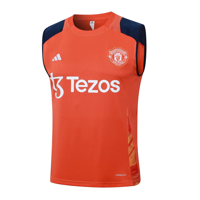 Conjunto Manchester United Entrenamiento Regata 24/25 - Naranja