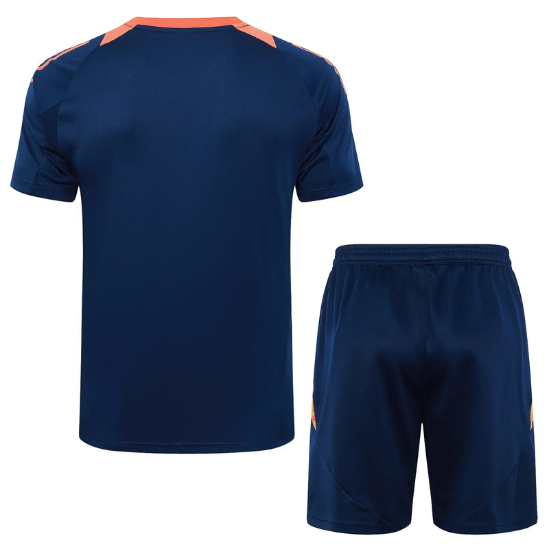 Conjunto Manchester United Entrenamiento 24/25 - Azul Oscuro