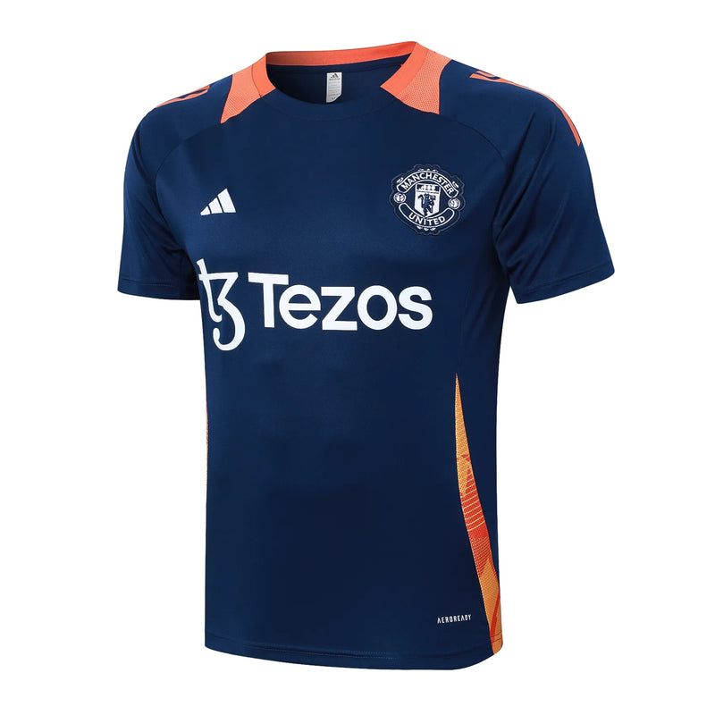 Conjunto Manchester United Entrenamiento 24/25 - Azul Oscuro