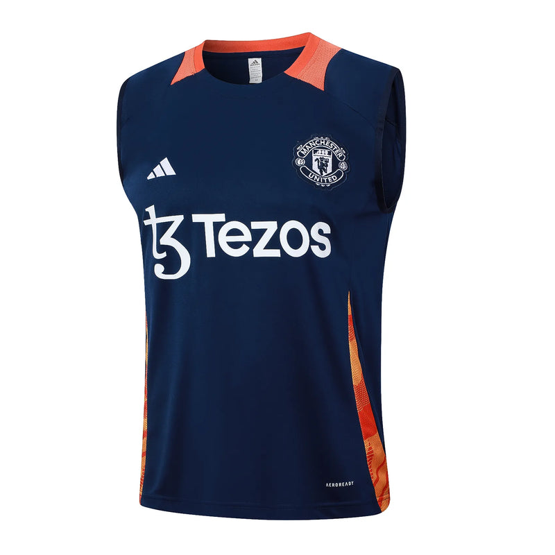 Conjunto Manchester United Entrenamiento Regata 24/25 - Azul Oscuro