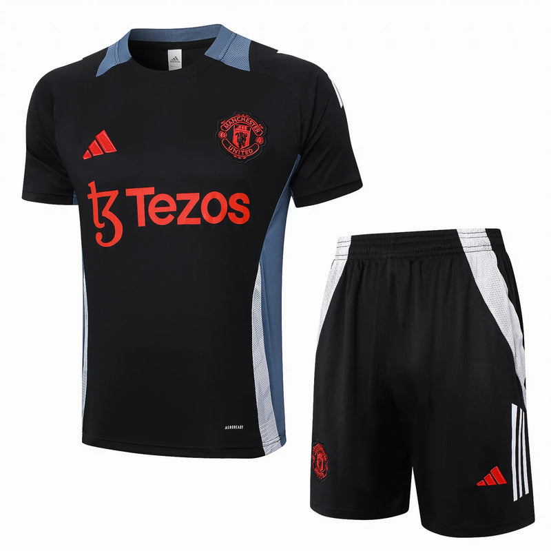 Conjunto Manchester United Entrenamiento 24/25 - Negro