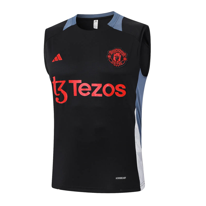 Conjunto Manchester United Entrenamiento Regata 24/25 - Negro