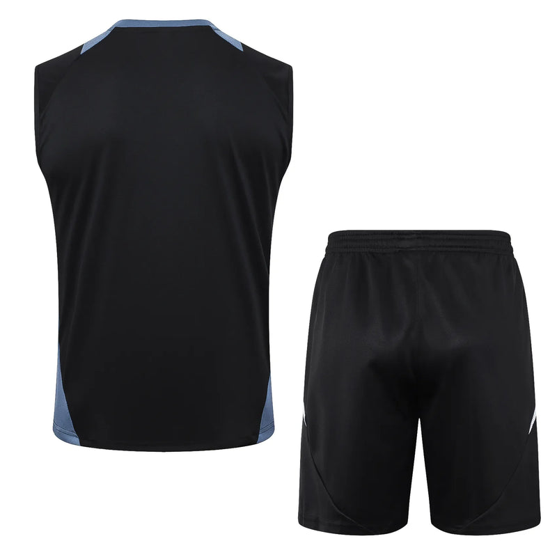 Conjunto Manchester United Entrenamiento Regata 24/25 - Negro