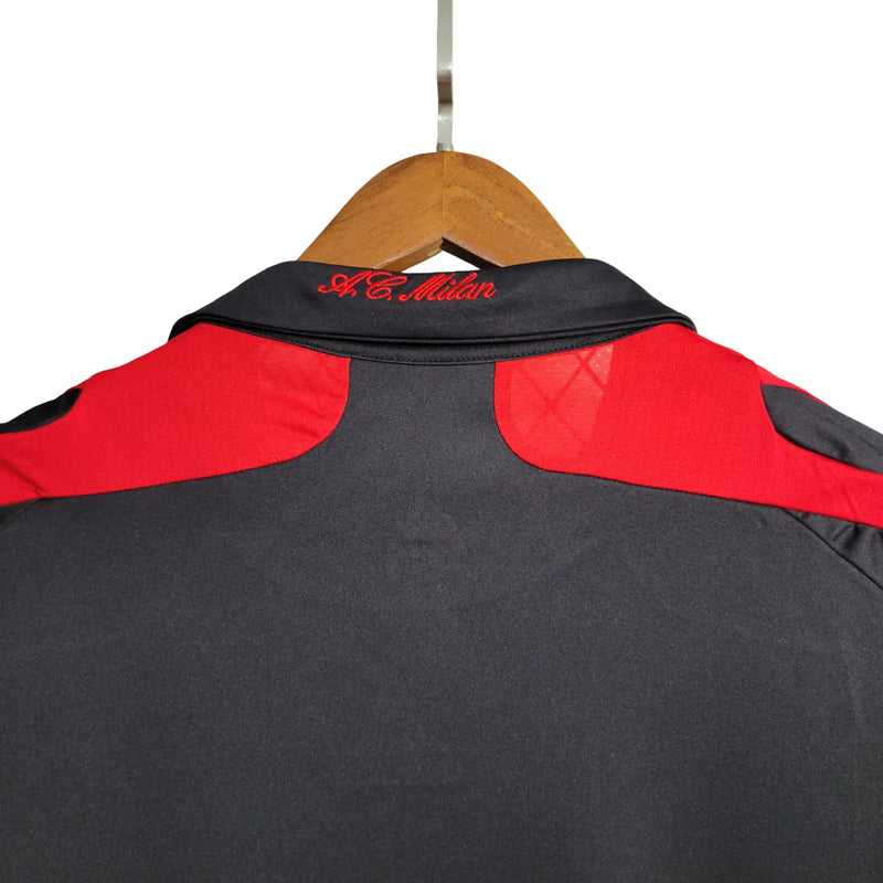 Camiseta Milan Tercera Equipación 07/08 Retro - Negra