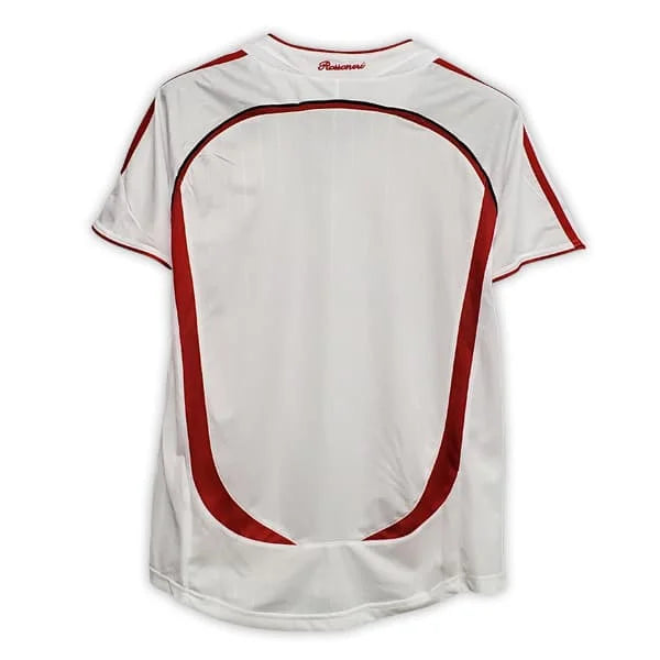 Camiseta Milan Segunda Equipación 06/07 Retro - Blanca