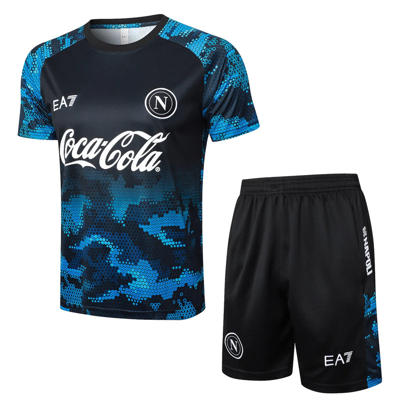 Conjunto NápolesEntrenamiento 24/25 - Azul e Negro
