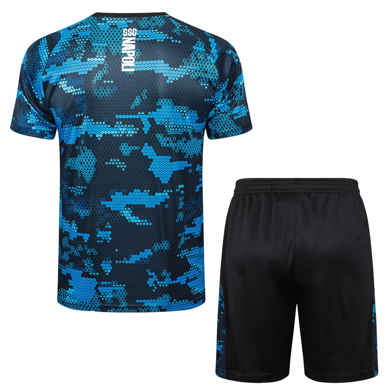Conjunto NápolesEntrenamiento 24/25 - Azul e Negro