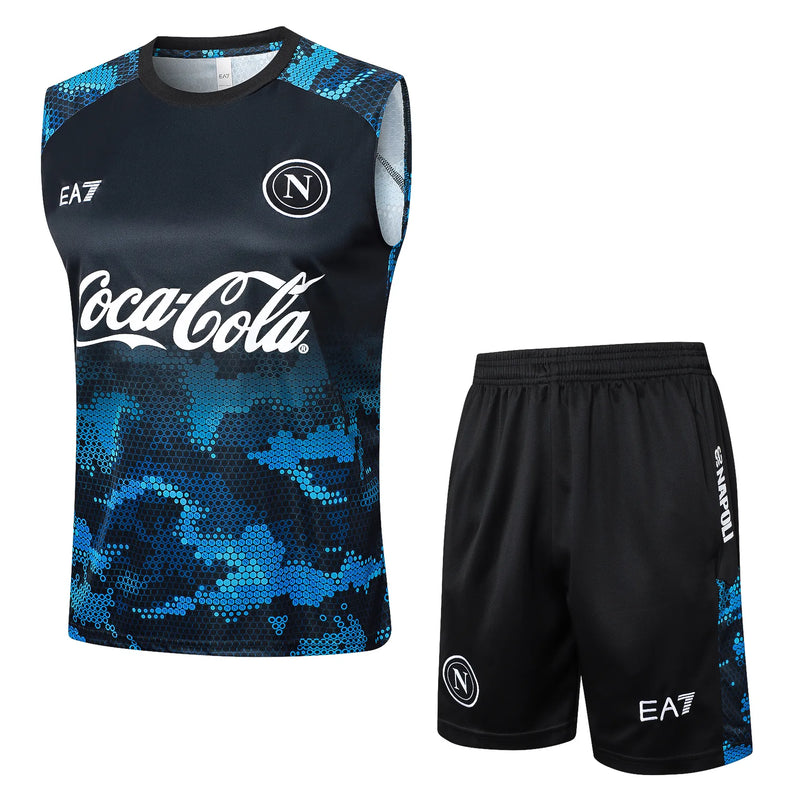 Conjunto NápolesEntrenamiento Regata 24/25 - Azul e Negro