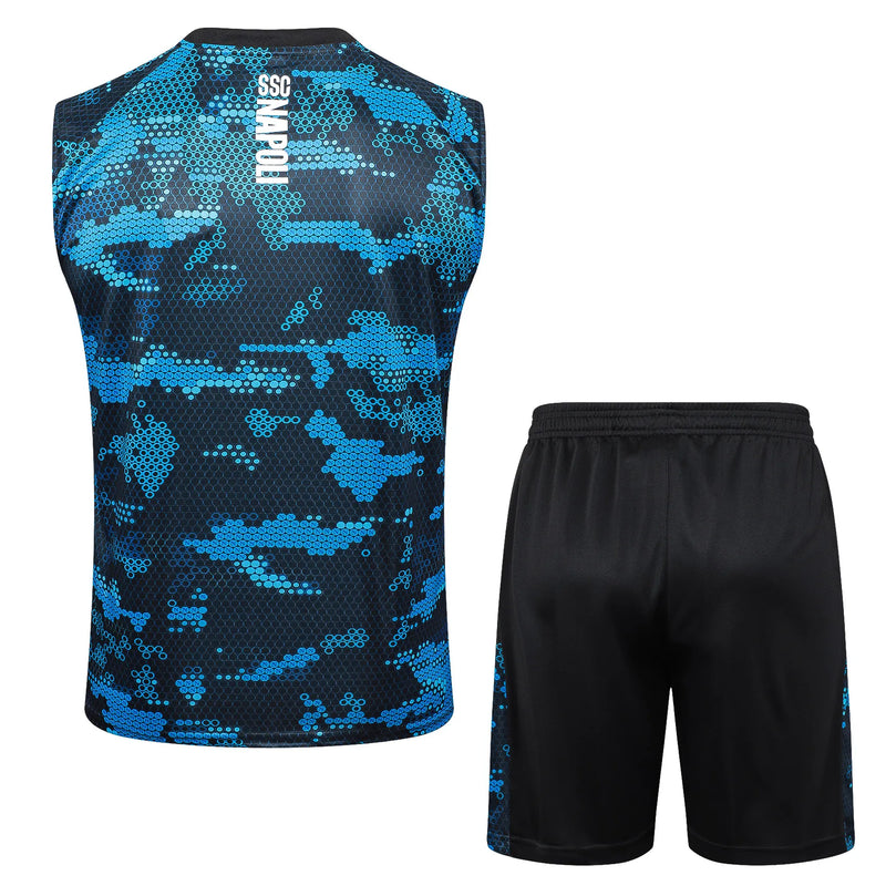 Conjunto NápolesEntrenamiento Regata 24/25 - Azul e Negro