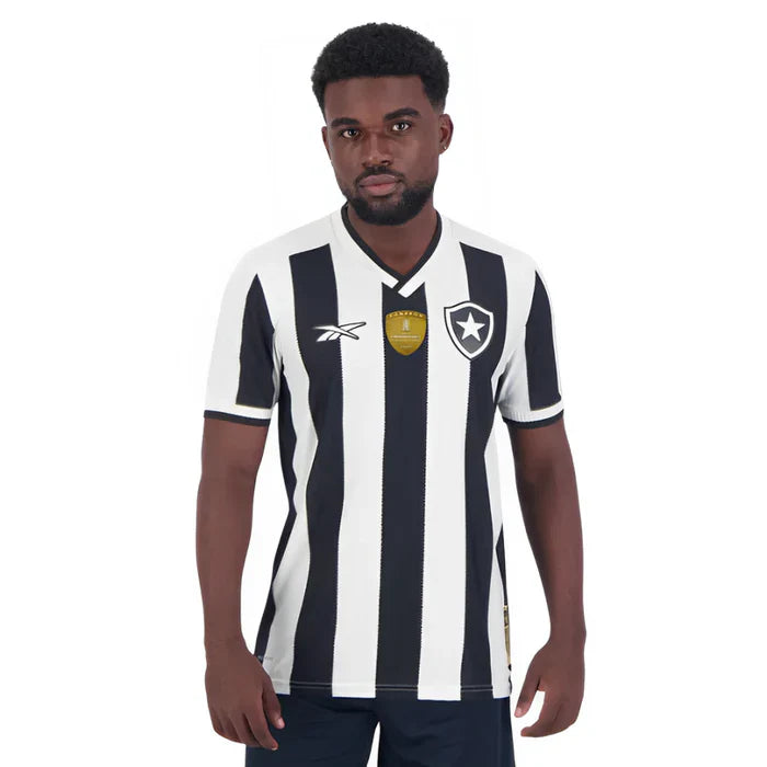Camiseta Botafogo Primera Equipación 24/25 - Negra e Blanca