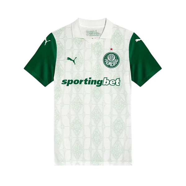 Camiseta Palmeiras Mujer Segunda Equipación 25/26 - Blanca