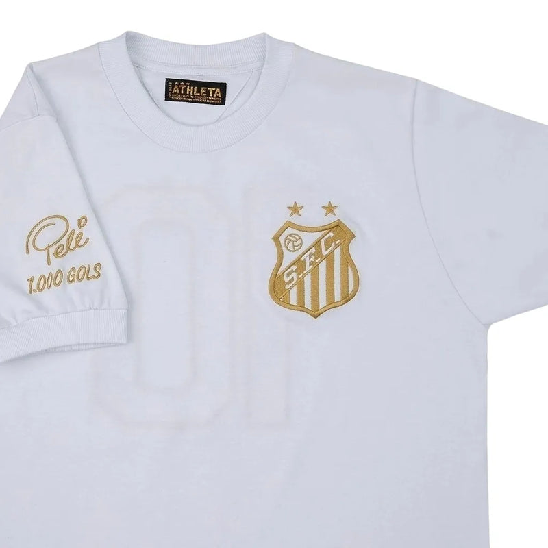 Camiseta Santos Pelé 1000 Gols - Blanca