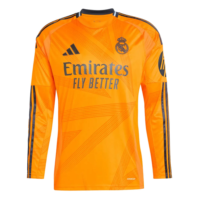 Camiseta Real Madrid Segunda Equipación 24/25 Manga Larga - Naranja