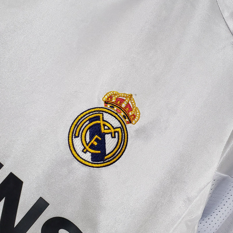 Camiseta Real Madrid Primera Equipación 04/05 Retro - Blanca