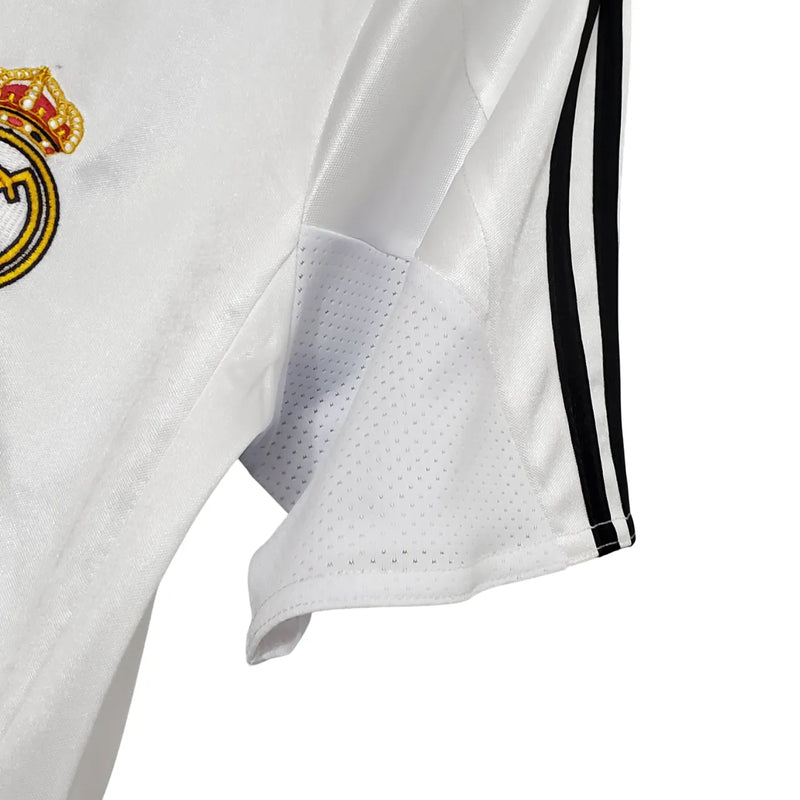 Camiseta Real Madrid Primera Equipación 04/05 Retro - Blanca
