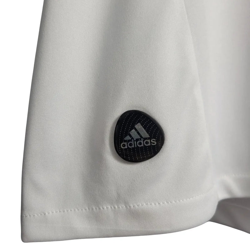 Camiseta Real Madrid Primera Equipación 11/12 Retro - Blanca e Dourada