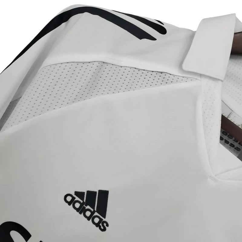Camiseta Real Madrid Primera Equipación 05/06 Retro - Blanca
