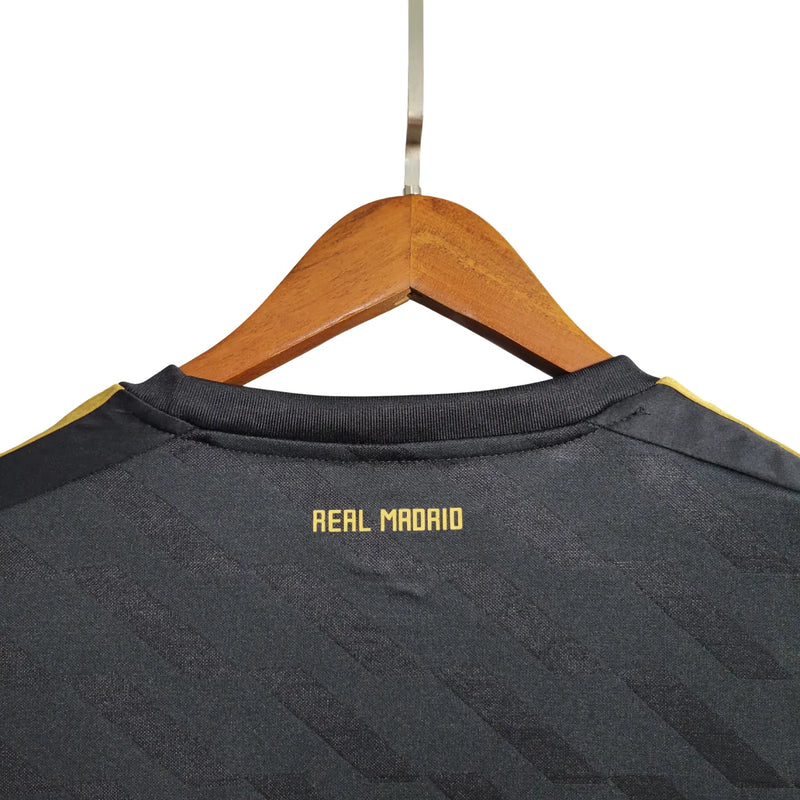 Camiseta Real Madrid Segunda Equipación 11/12 Retro - Negra