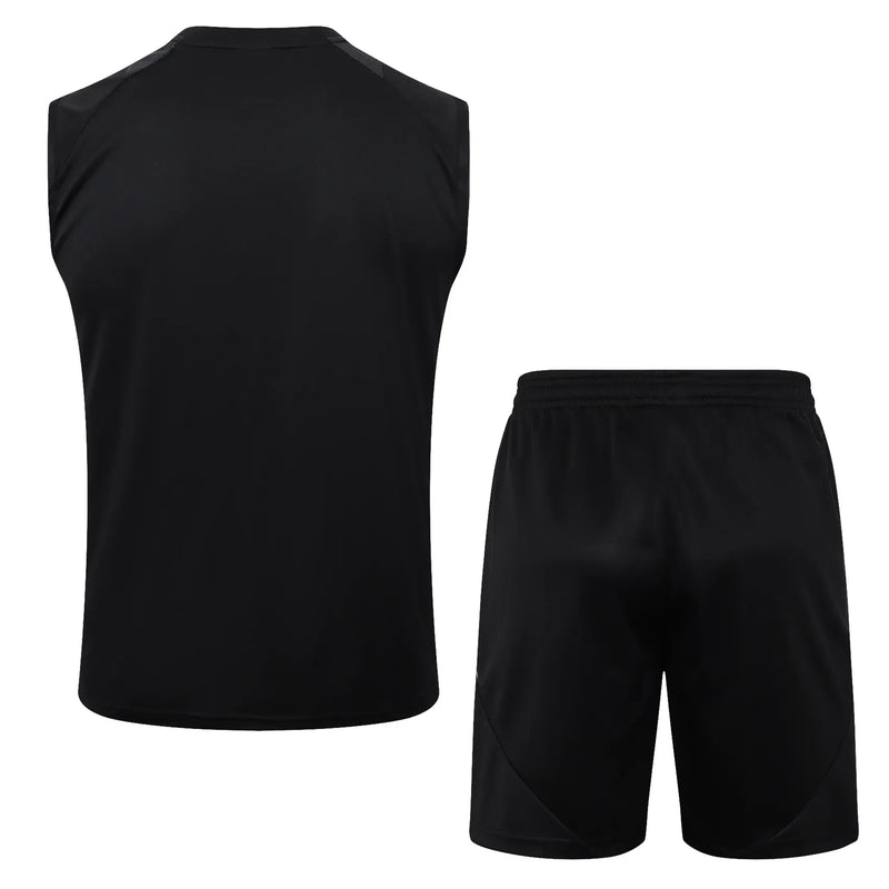 Conjunto Real Madrid Entrenamiento Regata 24/25 - Negro