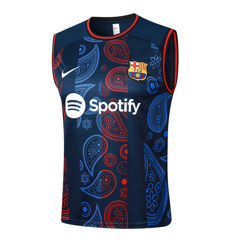 Conjunto Barcelona Entrenamiento Regata 24/25 - Rojo e Azul