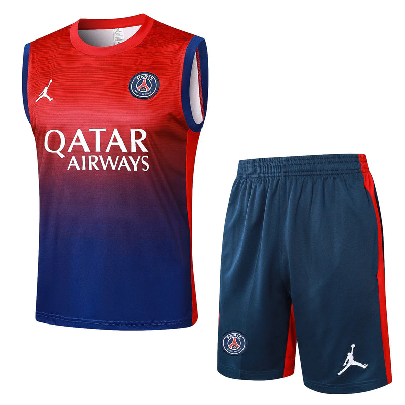 Conjunto PSG Entrenamiento Regata 24/25 - Rojo e Azul