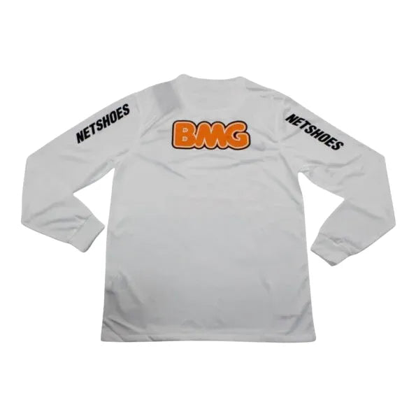 Camiseta Santos Primera Equipación 11/12 Retro Manga Larga - Blanca