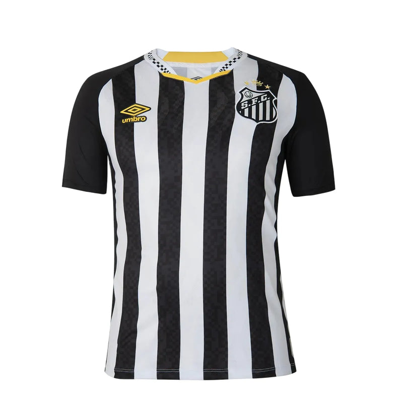 Camiseta Santos Segunda Equipación 25/26 - Negra e Blanca