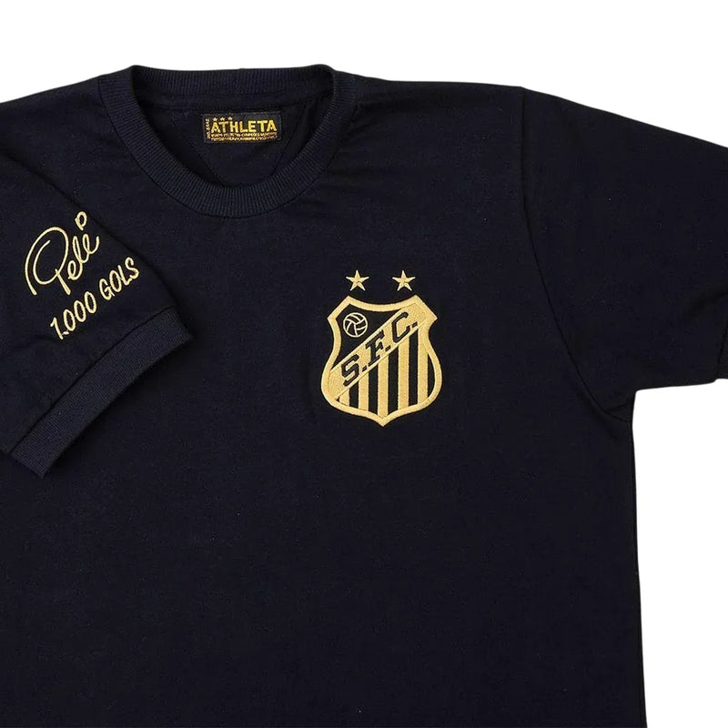 Camiseta Santos Pelé 1000 Gols - Negra
