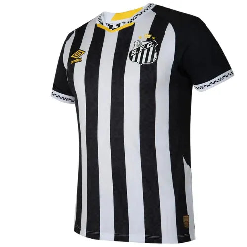 Camiseta Santos Segunda Equipación 25/26 - Negra e Blanca