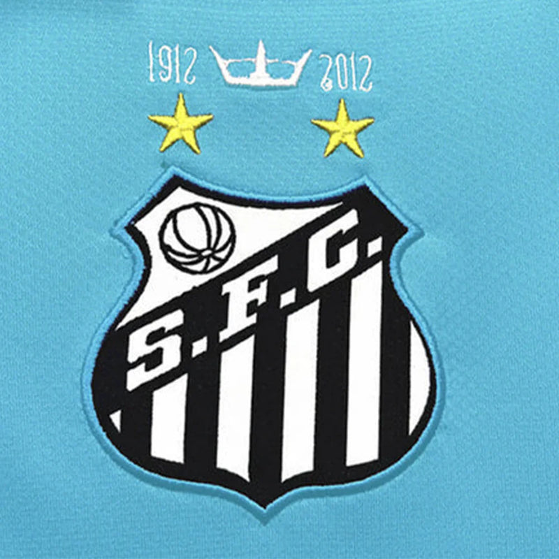 Camiseta Santos Tercera Equipación 12/13 Retro - Azul
