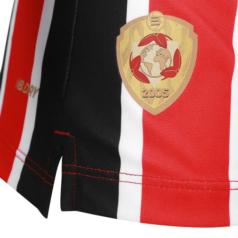 Camiseta São Paulo Mujer Segunda Equipación 25/26 - Roja e Negra
