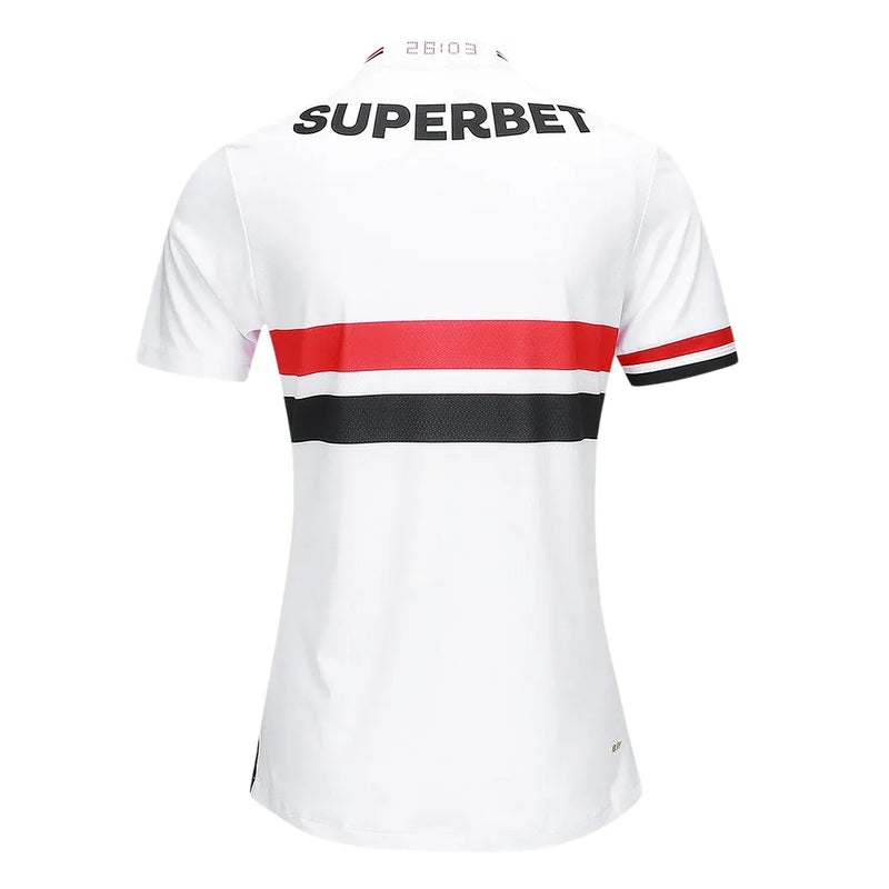 Camiseta São Paulo Mujer Primera Equipación 25/26 - Blanca