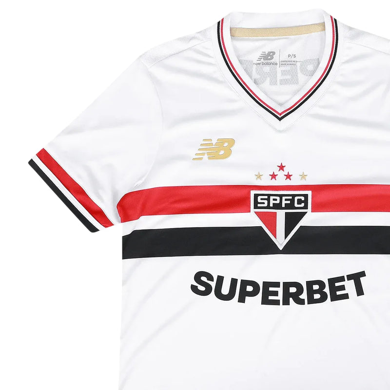 Camiseta São Paulo Mujer Primera Equipación 25/26 - Blanca