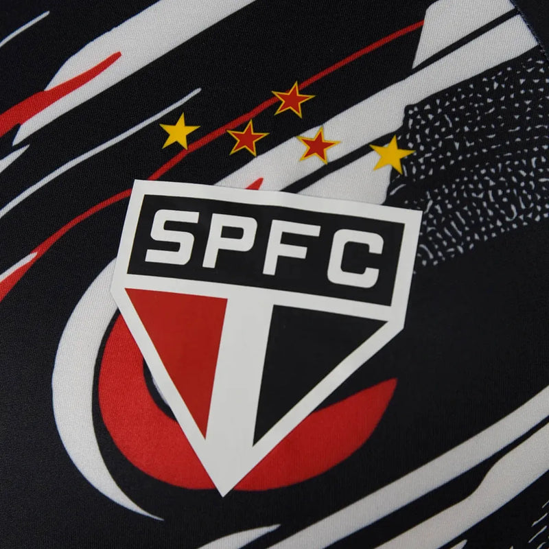 Camiseta São Paulo Pré-Jogo 25/26 - Negra