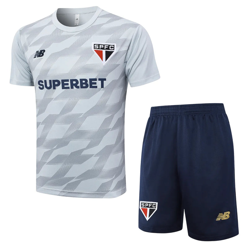 Conjunto São Paulo Entrenamiento 24/25 - Gris