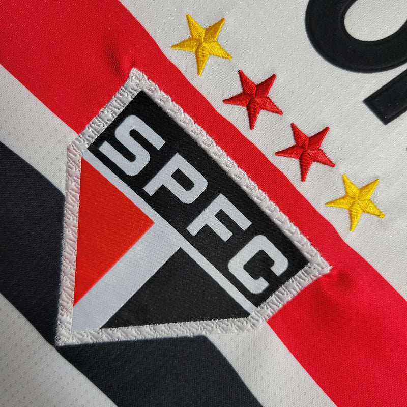 Camiseta São Paulo Primera Equipación 2000 Retro - Blanca