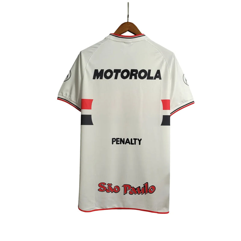 Camiseta São Paulo Primera Equipación 2000 Retro - Blanca