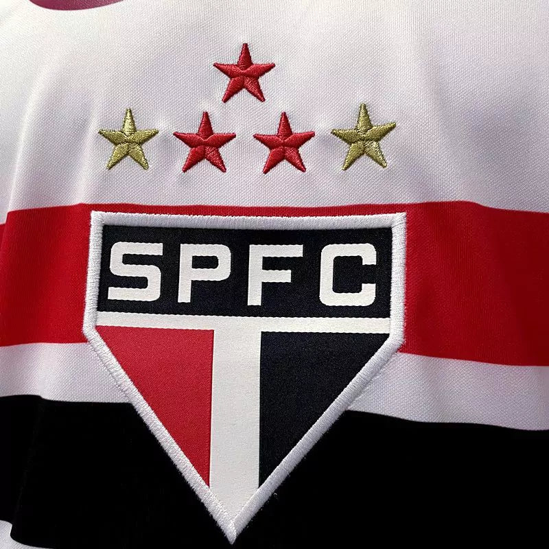 Camiseta São Paulo Primera Equipación 2006 Retro - Blanca