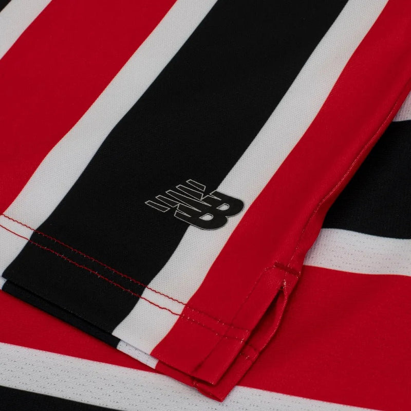 Camiseta São Paulo Segunda Equipación 25/26 - Roja e Negra