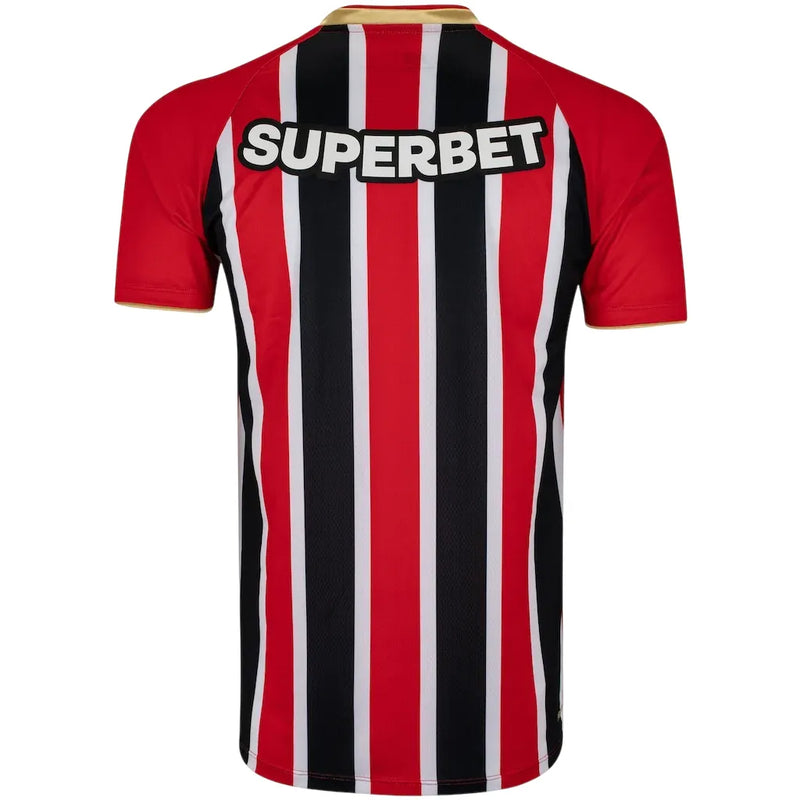 Camiseta São Paulo Segunda Equipación 25/26 - Roja e Negra
