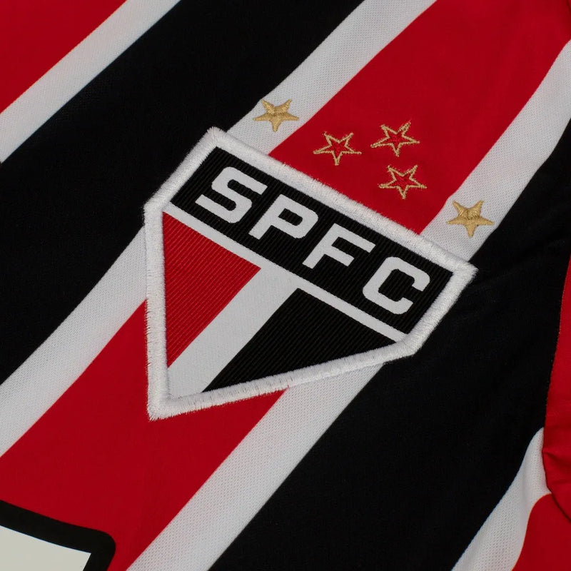 Camiseta São Paulo Segunda Equipación 25/26 - Roja e Negra