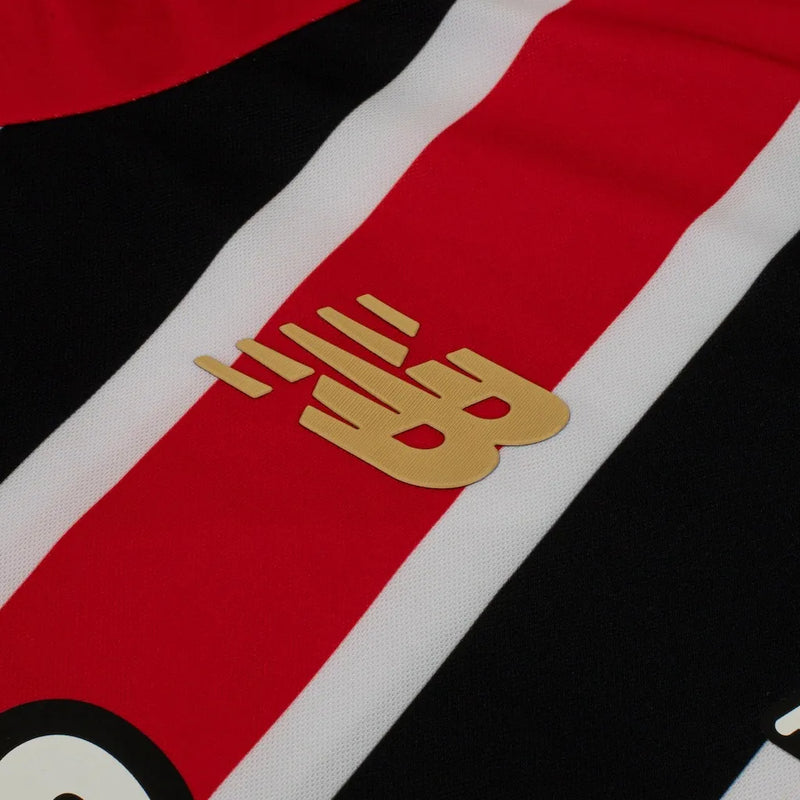 Camiseta São Paulo Segunda Equipación 25/26 - Roja e Negra