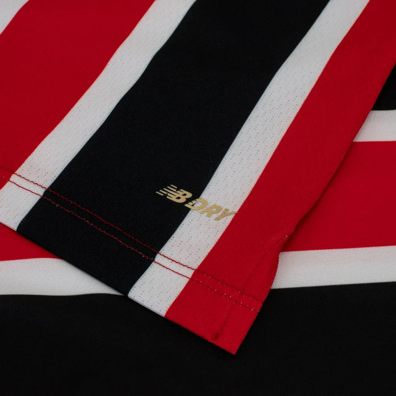Camiseta São Paulo Segunda Equipación 25/26 - Roja e Negra