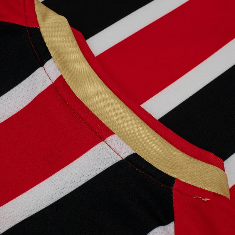 Camiseta São Paulo Segunda Equipación 25/26 - Roja e Negra