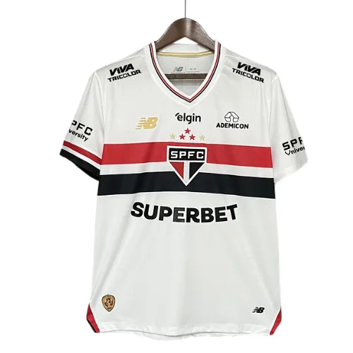 Camiseta São Paulo Primera Equipación 25/26 - Blanca
