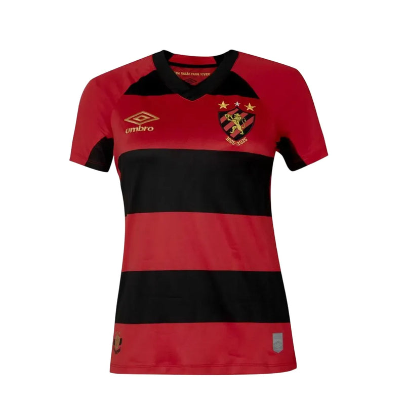 Camiseta Sport Mujer Primera Equipación 25/26 - Roja e Negra