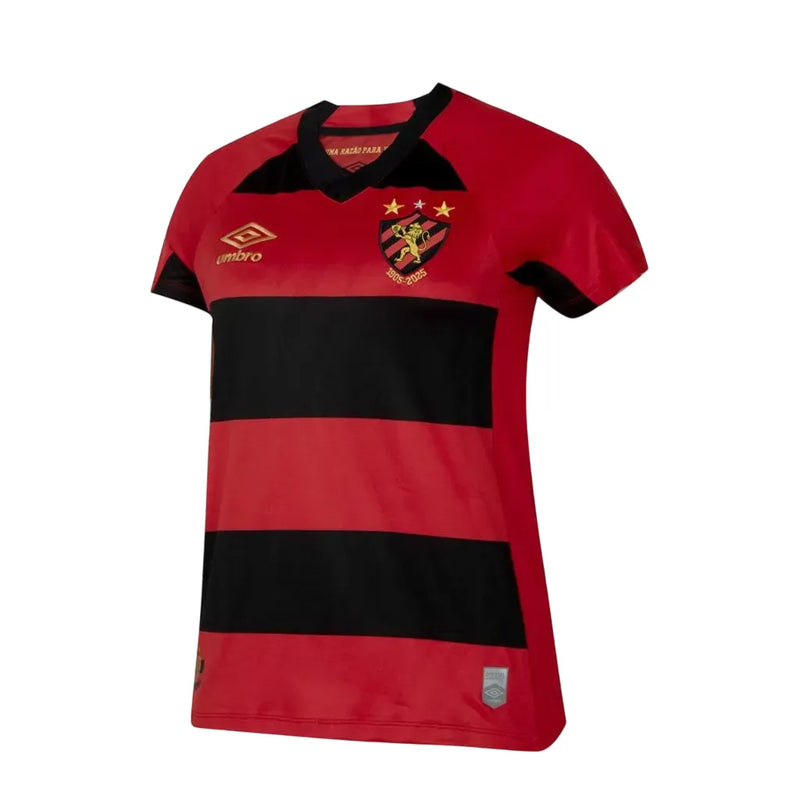 Camiseta Sport Mujer Primera Equipación 25/26 - Roja e Negra