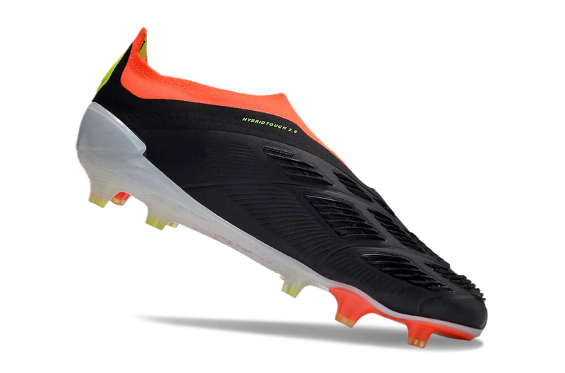 Bota de Fútbol Campo Adidas Predator LL Elite FG Negra, Naranja e Blanco "Solar Energy"