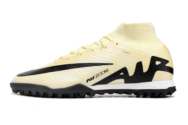 Bota de Fútbol para Césped Artificial Nike Air Zoom Mercurial Superfly 9 Elite TF Bege e Negra "Mad Ready Pack"