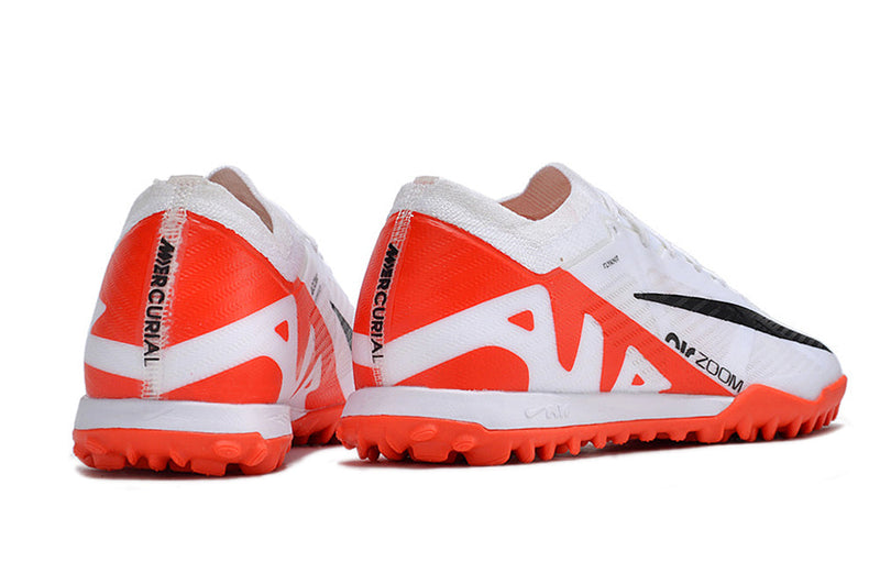 Bota de Fútbol para Césped Artificial Nike Air Zoom Mercurial Vapor 15 Elite TF Blanca e Rojo "Ready Pack"